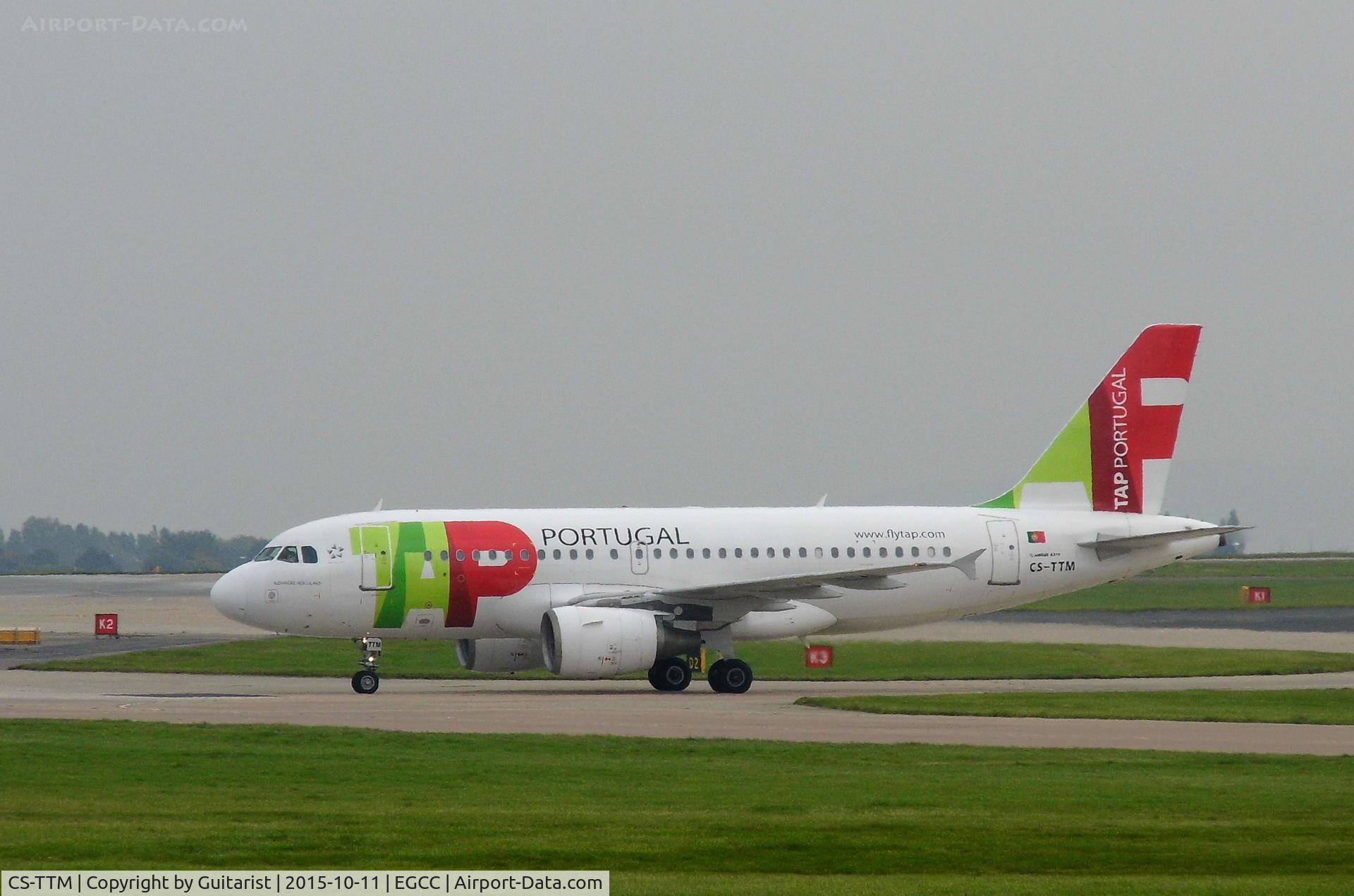 CS-TTM, 1999 Airbus A319-111 C/N 1106, At Manchester