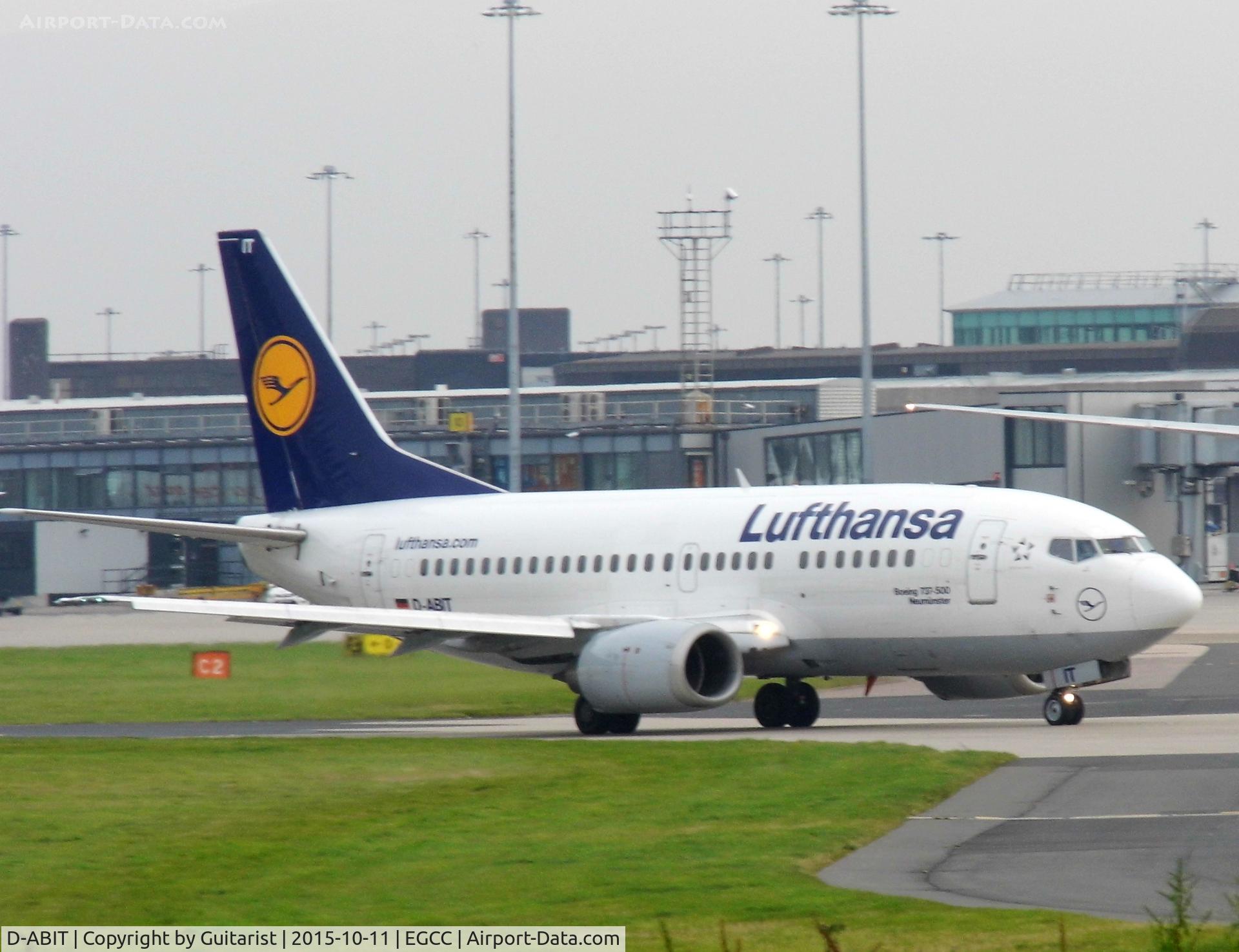 D-ABIT, 1991 Boeing 737-530 C/N 24943, At Manchester
