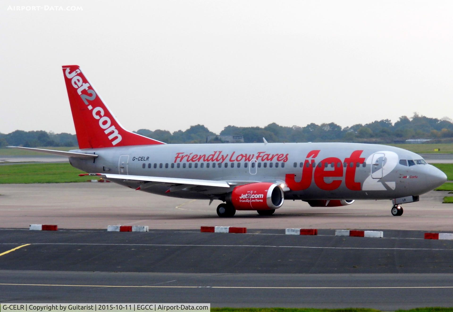 G-CELR, 1986 Boeing 737-330(QC) C/N 23523, At Manchester