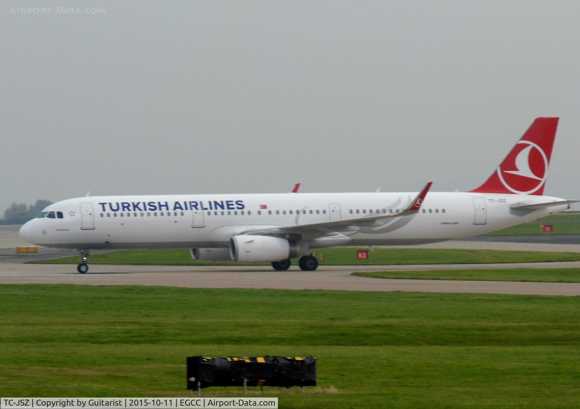 TC-JSZ, 2015 Airbus A321-231 C/N 6766, At Manchester