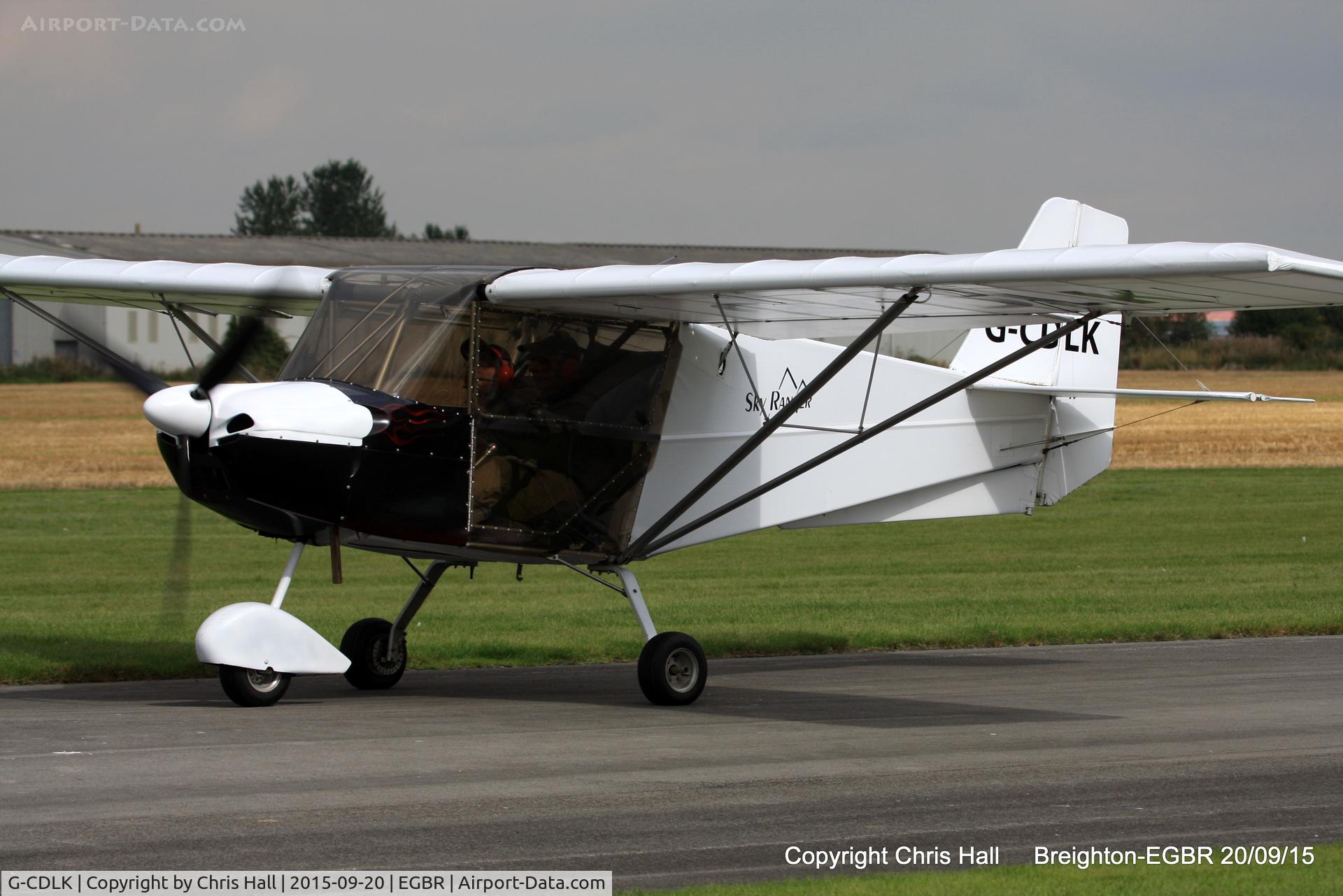 G-CDLK, 2005 Best Off Skyranger Swift 912S(1) C/N BMAA/HB/452, at Breighton's Heli Fly-in, 2015