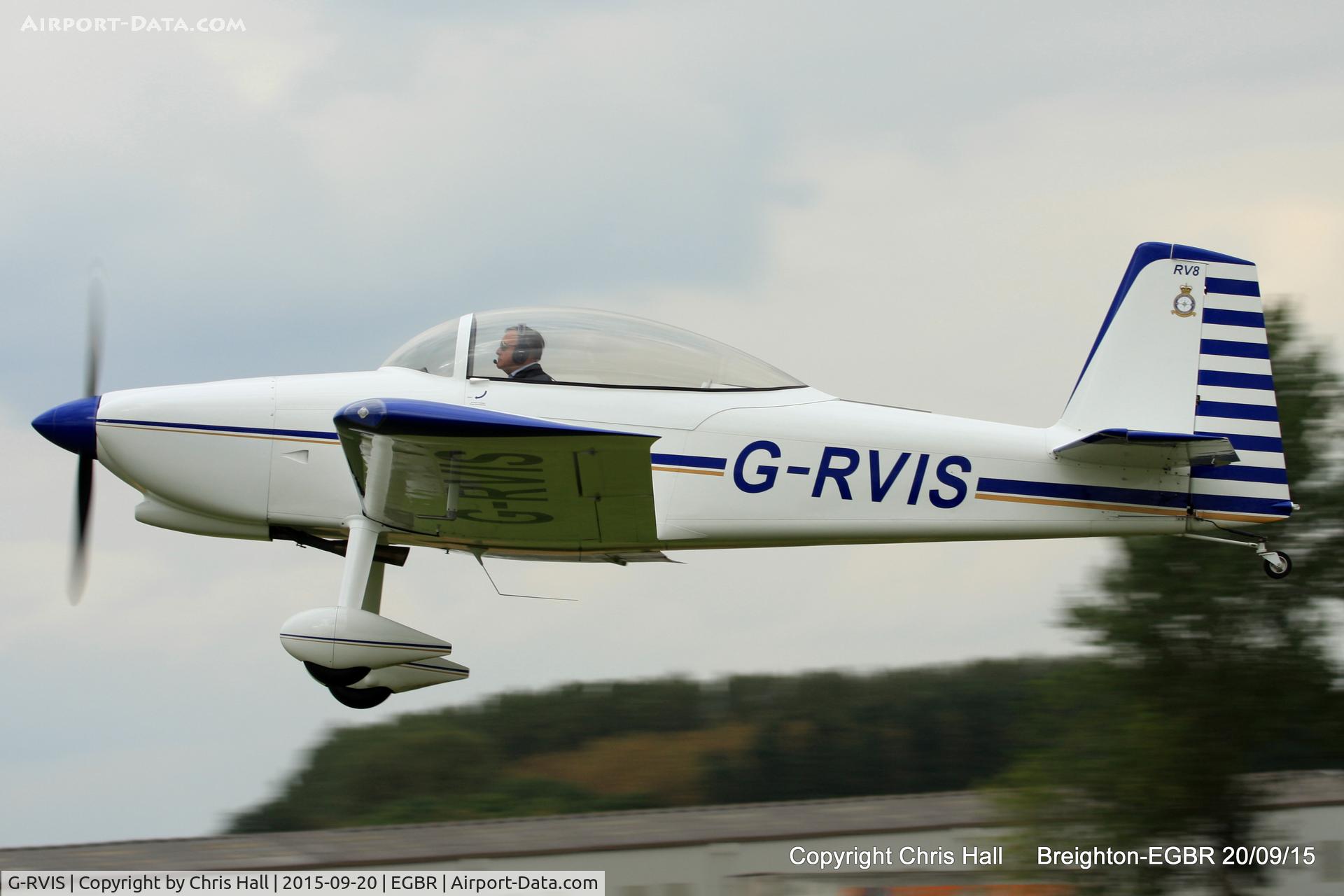 G-RVIS, 2003 Vans RV-8 C/N PFA 303-14031, at Breighton's Heli Fly-in, 2015