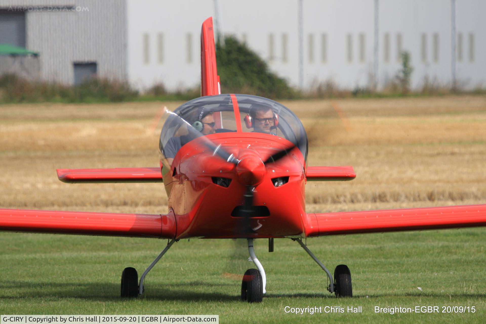 G-CIRY, 2015 Evektor EV-97 Eurostar SL C/N 2015-4222, at Breighton's Heli Fly-in, 2015