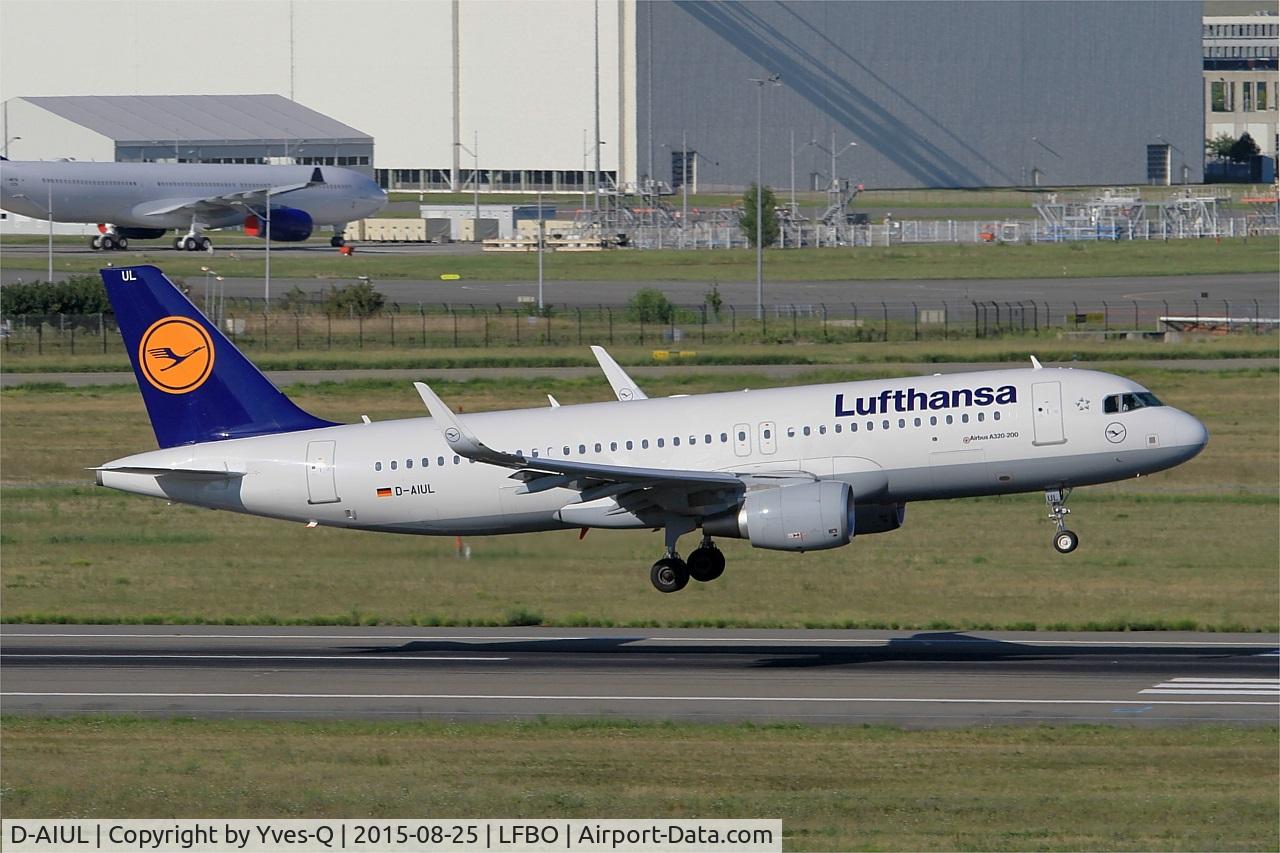 D-AIUL, 2015 Airbus A320-214 C/N 6521, Airbus A320-214, On final rwy 14R, Toulouse-Blagnac airport (LFBO-TLS)