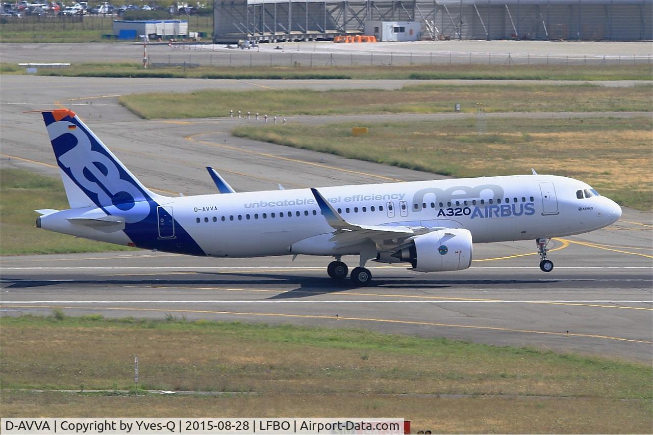 D-AVVA, 2015 Airbus A320-271N C/N 6286, Airbus A320-271N, Landing rwy 14R, Toulouse-Blagnac Airport (LFBO-TLS)