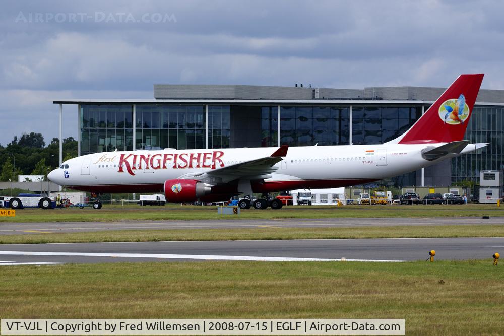 VT-VJL, 2008 Airbus A330-223 C/N 891, KINGFISHER