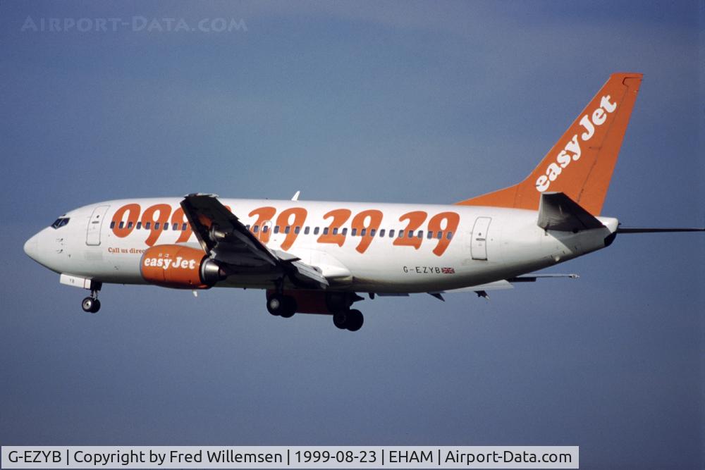 G-EZYB, 1988 Boeing 737-3M8 C/N 24020, EASYJET