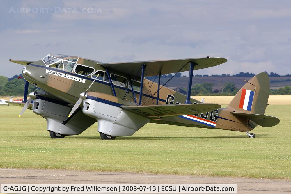 G-AGJG, 1941 De Havilland DH-89A Dominie/Dragon Rapide C/N 6517, IN THE COLOURS OF SCOTTISH AIRWAYS