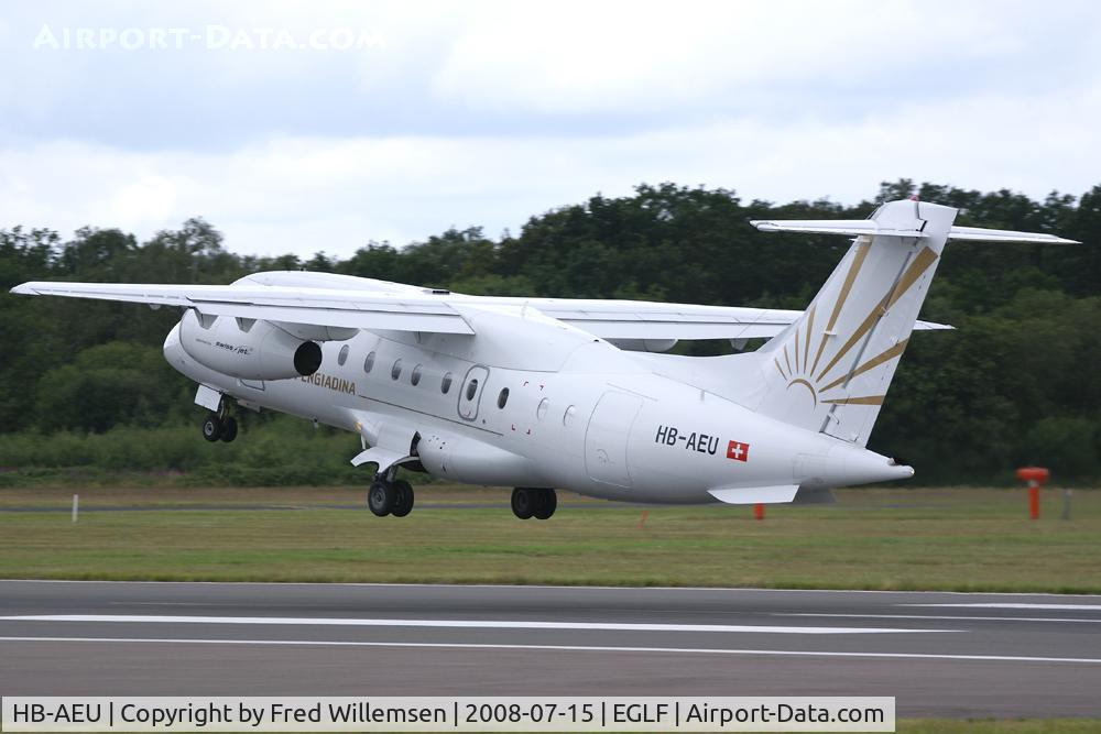 HB-AEU, 2002 Fairchild Dornier 328-300 328JET C/N 3199, AIR ENGIADINA