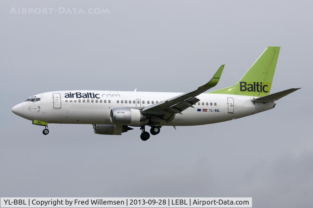 YL-BBL, 1998 Boeing 737-33V C/N 29334, AIR BALTIC