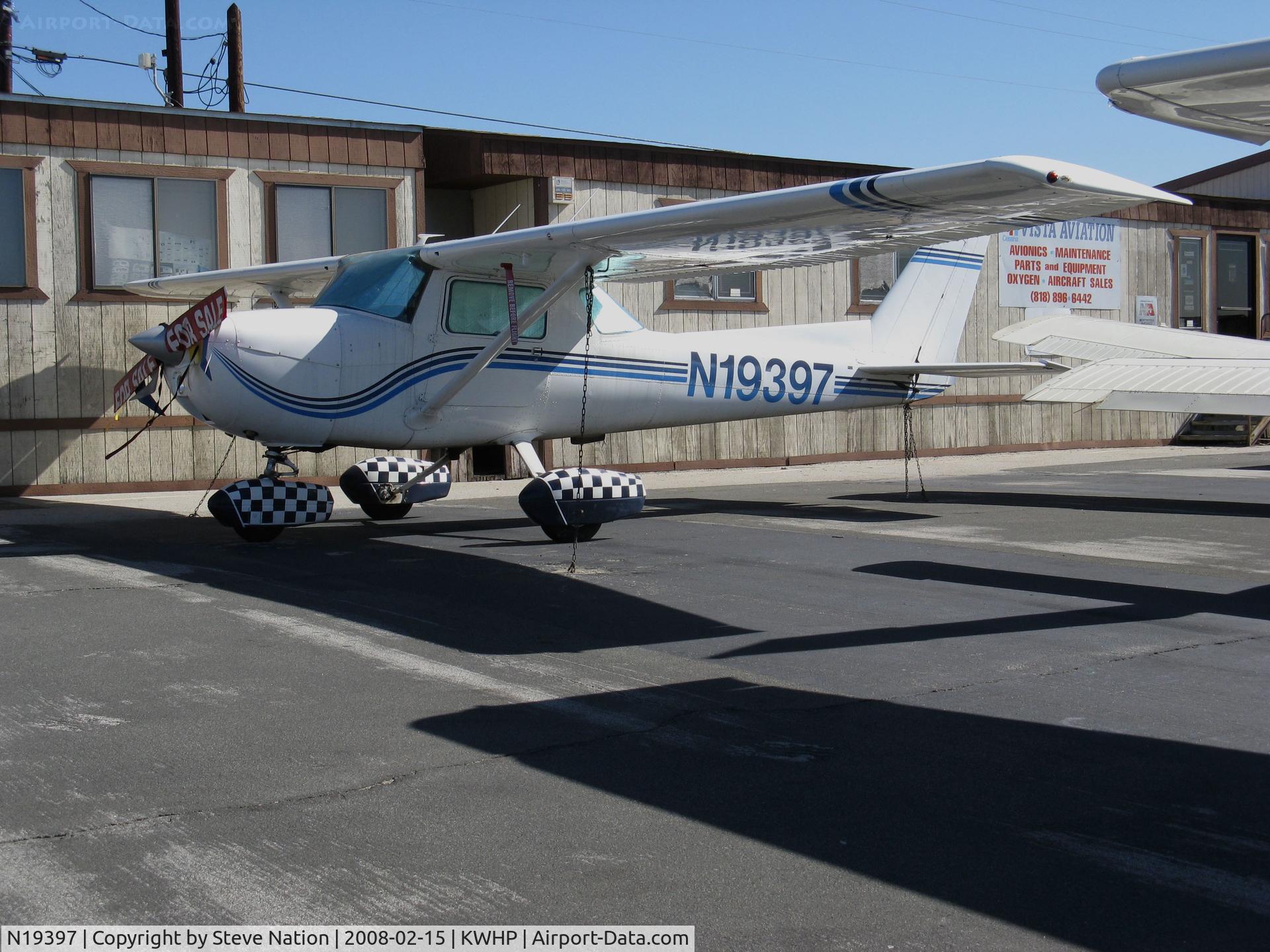 N19397, 1973 Cessna 150L C/N 15074392, Locally-based 1973 Cessna 150L @ Whiteman Airport, Pacoima, CA (De-registered as exported to Philippines 2008-04-22)