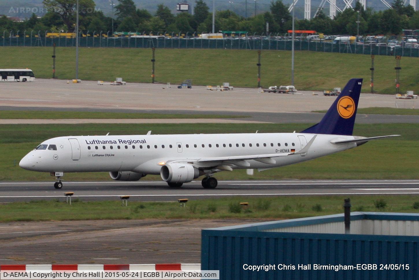 D-AEMA, 2009 Embraer 195LR (ERJ-190-200LR) C/N 19000290, Lufthansa Regional