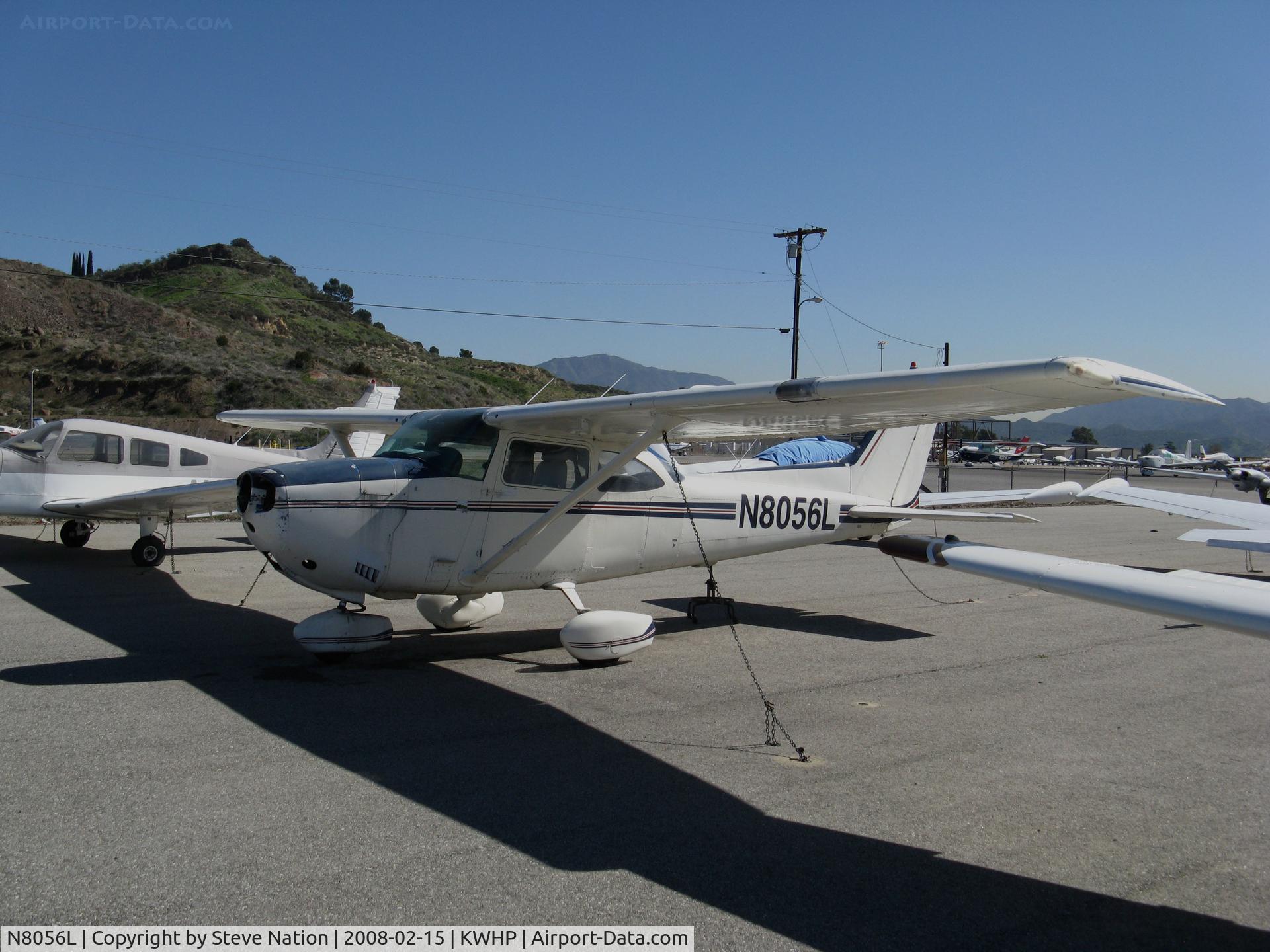 N8056L, 1967 Cessna 172H C/N 17256256, Locally-based 1967 Cessna 172H Skyhawk sans prop @ Whiteman Airport, Pacoima, CA