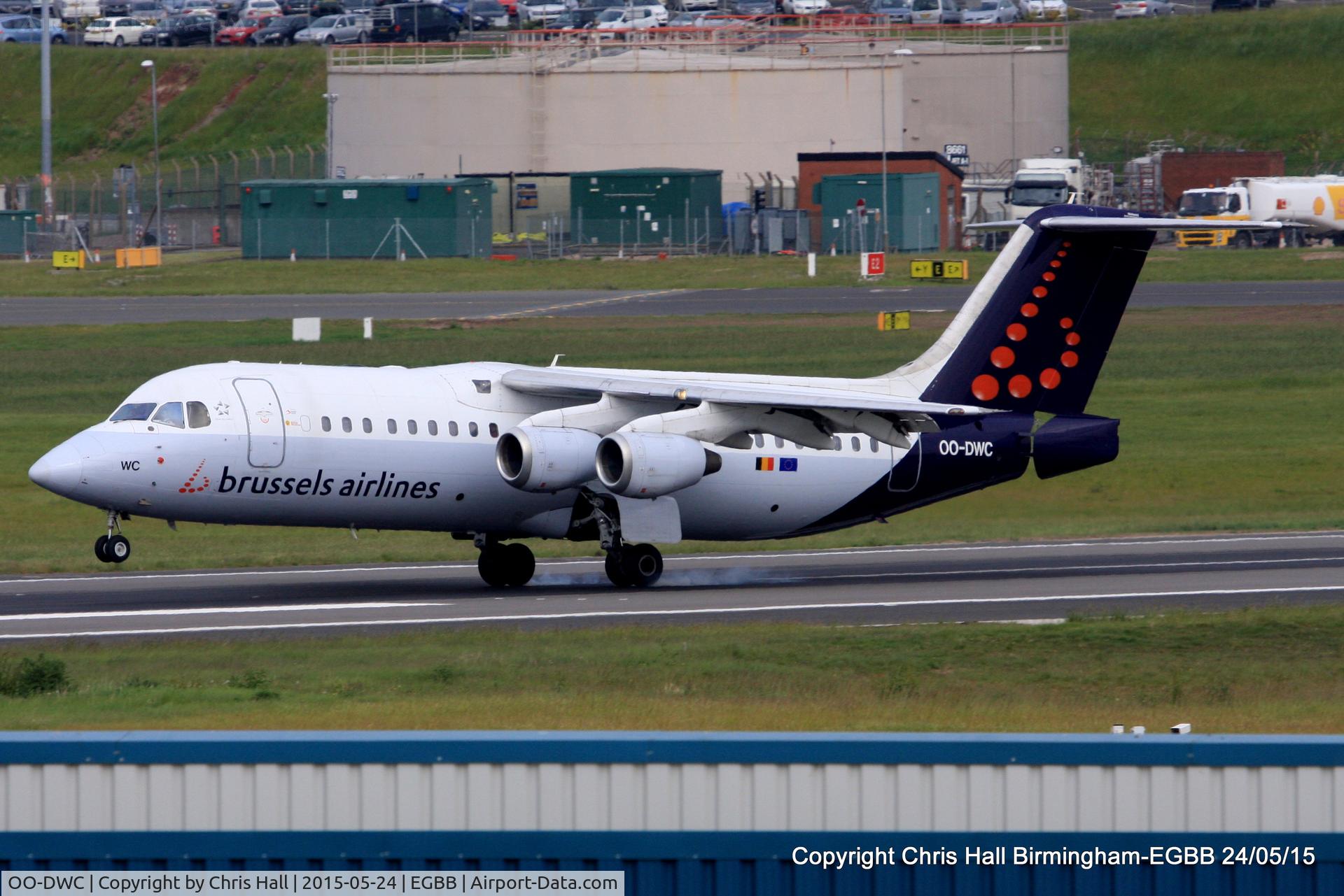 OO-DWC, 1998 British Aerospace Avro 146-RJ100 C/N E3322, Brussels Airlines