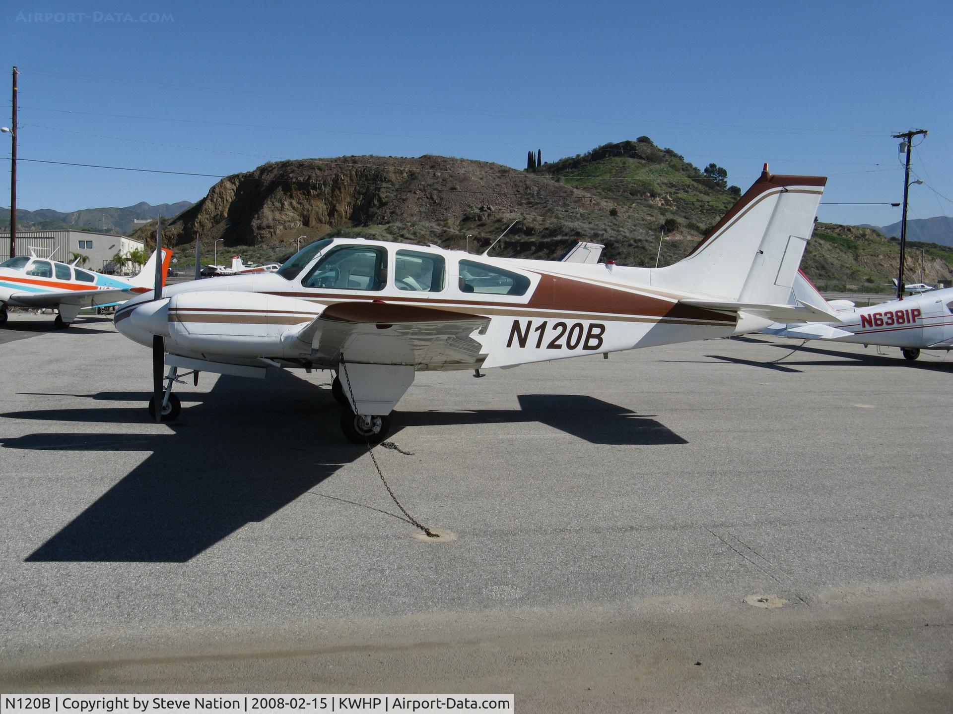 N120B, 1962 Beech 95-A55 Baron C/N TC-230, 1962 Beech 95-A55 Baron @ Whiteman Airport, Pacoima, CA