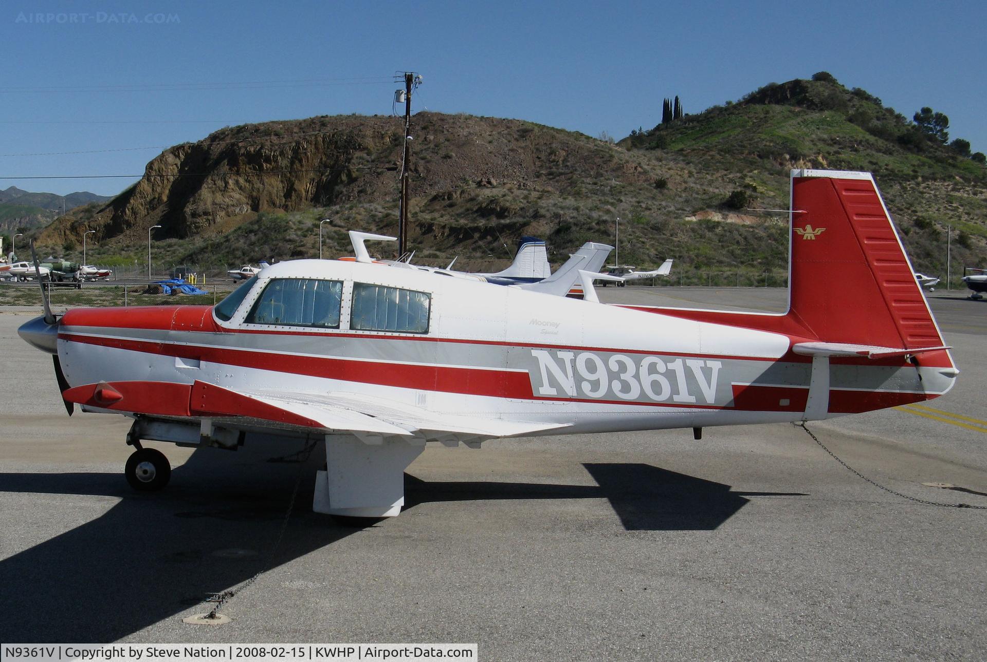 N9361V, 1969 Mooney M20C Ranger C/N 700015, Locally-Based 1969 Mooney M20C @ Whiteman Airport, Pacoima, CA