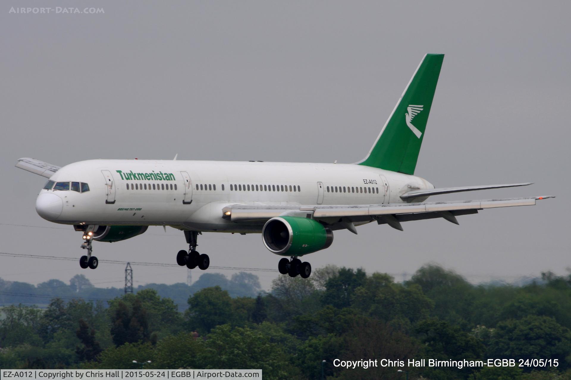 EZ-A012, 1996 Boeing 757-22K C/N 28337, Turkmenistan Airlines