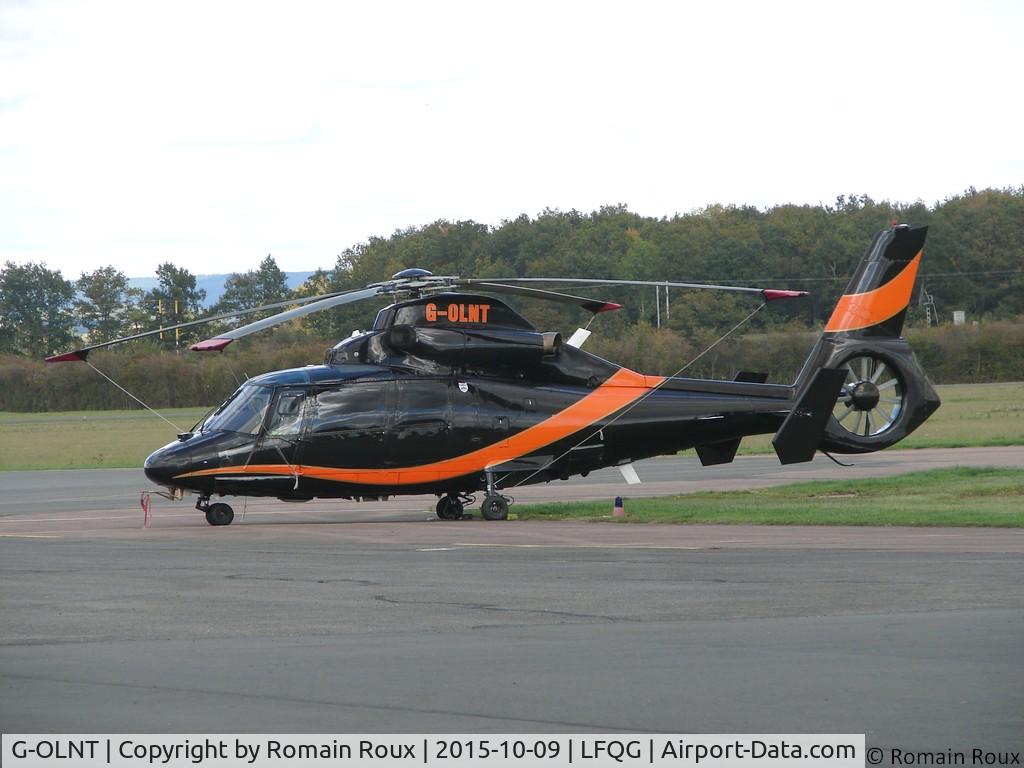 G-OLNT, 1988 Aérospatiale SA-365N-1 Dauphin 2 C/N 6309, Parked