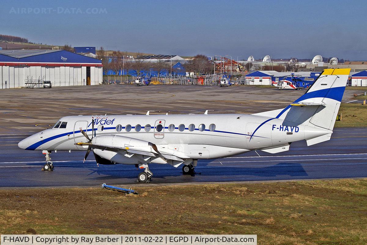 F-HAVD, 1993 British Aerospace Jetstream 4101 C/N 41022, BAe Jetsream 41 [41022] (AVdef Aviation Defence Service) Aberdeen-Dyce~G 22/02/2011