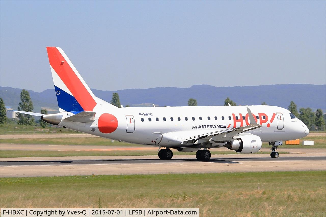 F-HBXC, 2008 Embraer 170ST (ERJ-170-100ST) C/N 17000263, Embraer ERJ-170-100ST, Lining up prior take-off rwy 15, Bâle-Mulhouse-Fribourg airport (LFSB-BSL)