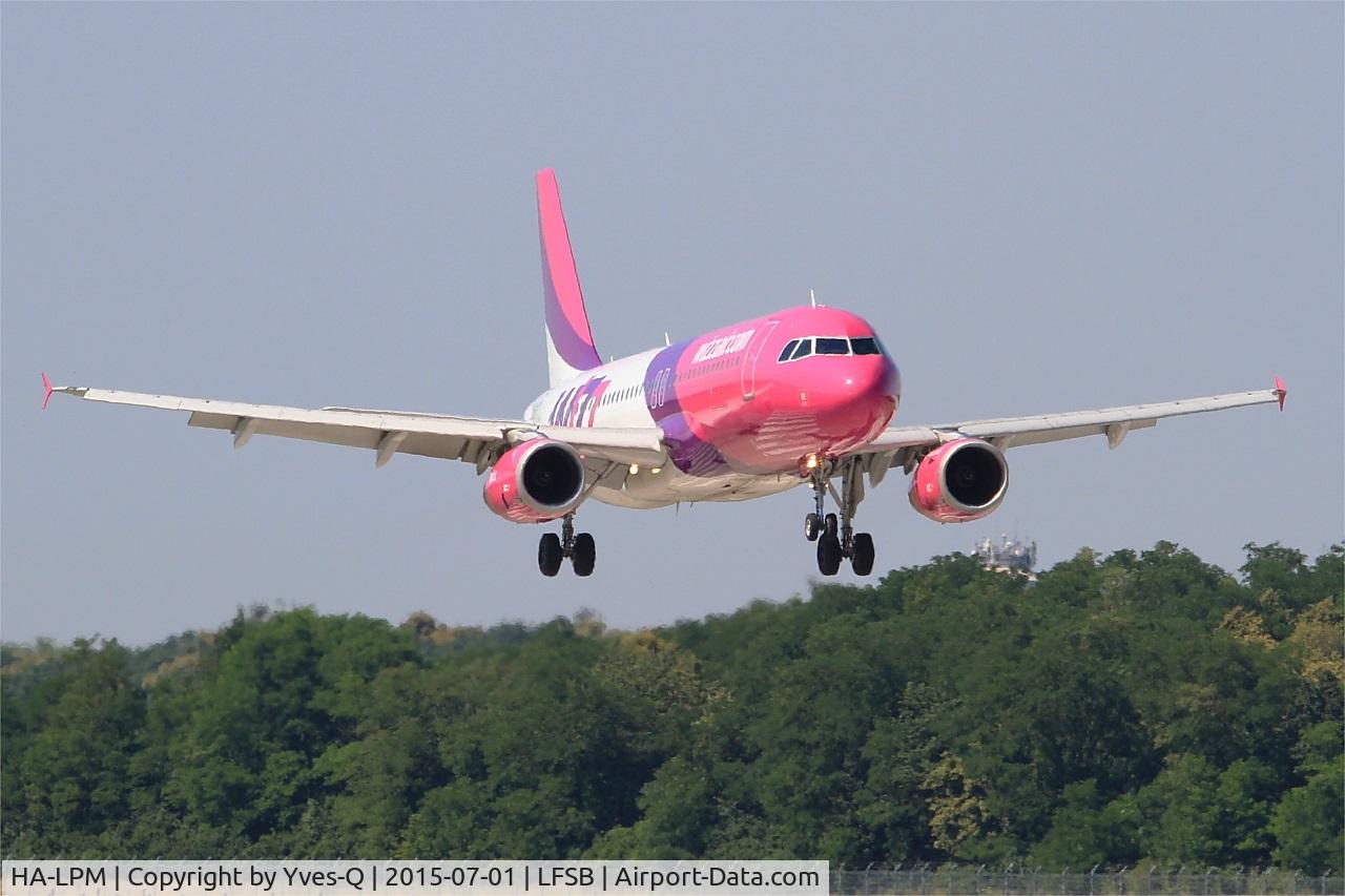 HA-LPM, 2007 Airbus A320-232 C/N 3177, Airbus A320-232, On final rwy 15, Bâle-Mulhouse-Fribourg airport (LFSB-BSL)