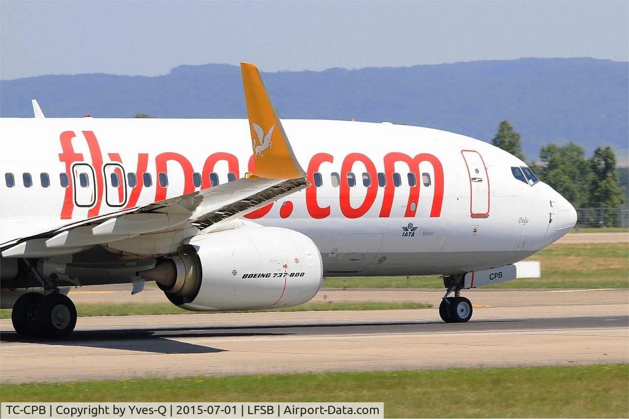 TC-CPB, 2012 Boeing 737-82R C/N 38177, Boeing 737-82R, Take off run rwy 15, Bâle-Mulhouse-Fribourg airport (LFSB-BSL)