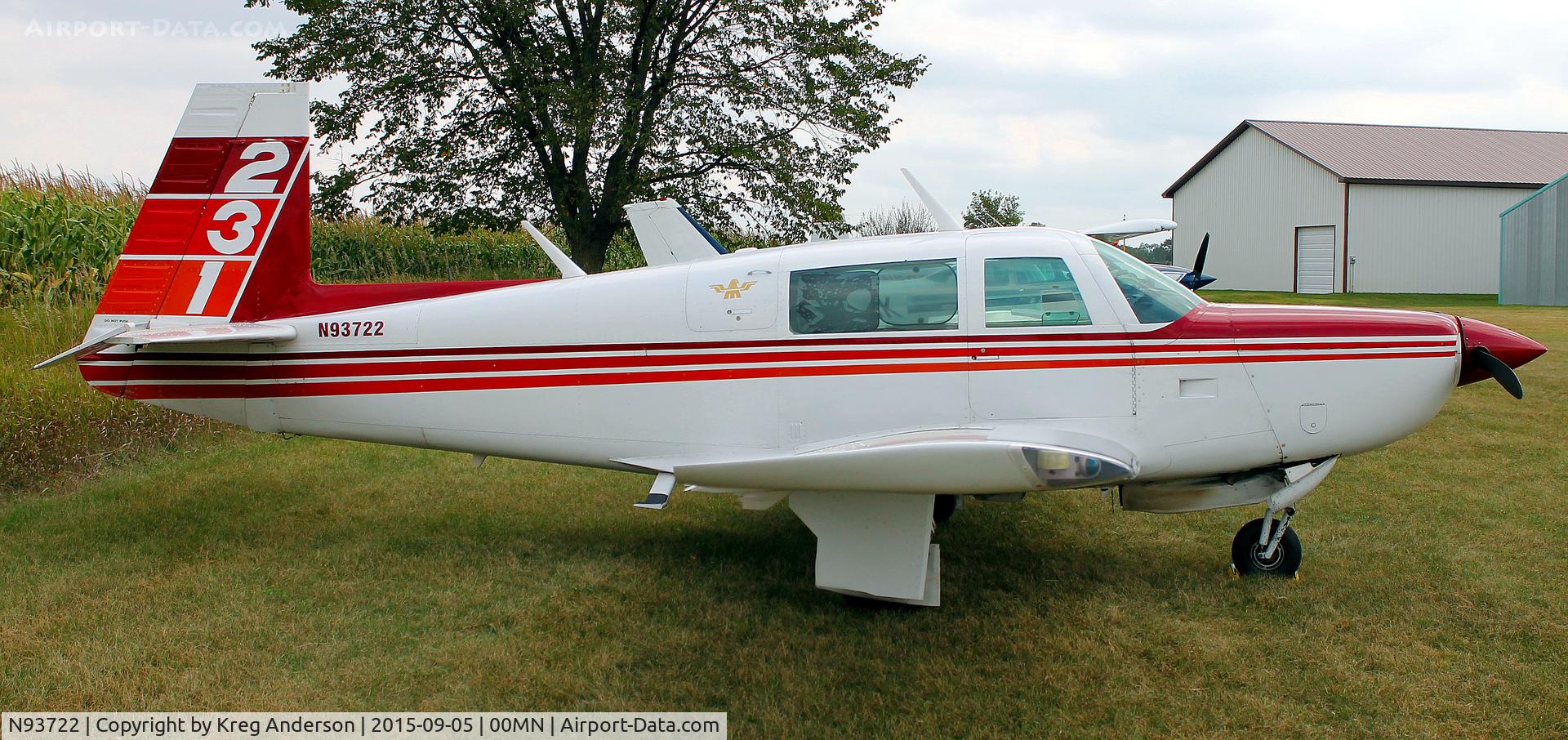 N93722, 1980 Mooney M20K C/N 25-0477, 2015 Gerry Beck Memorial Gathering of Airplanes