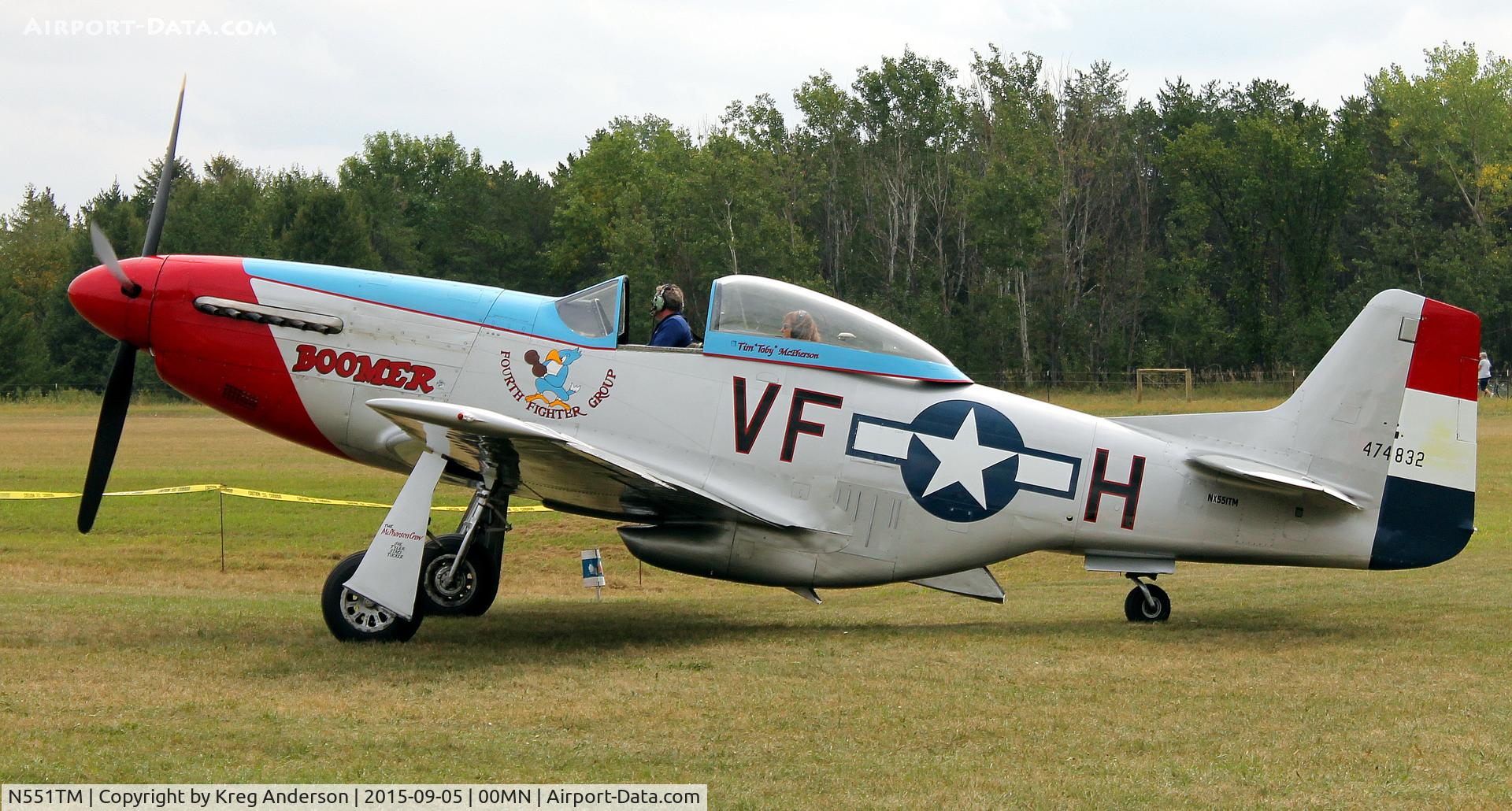 N551TM, 2006 North American P-51D Mustang Replica C/N TM001, 2015 Gerry Beck Memorial Gathering of Airplanes