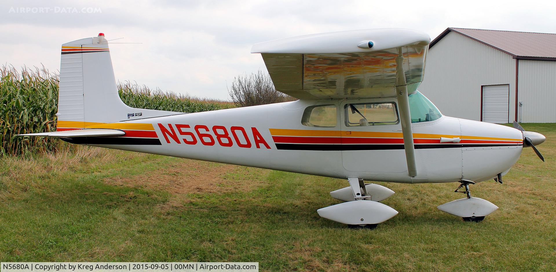 N5680A, 1956 Cessna 172 C/N 28280, 2015 Gerry Beck Memorial Gathering of Airplanes