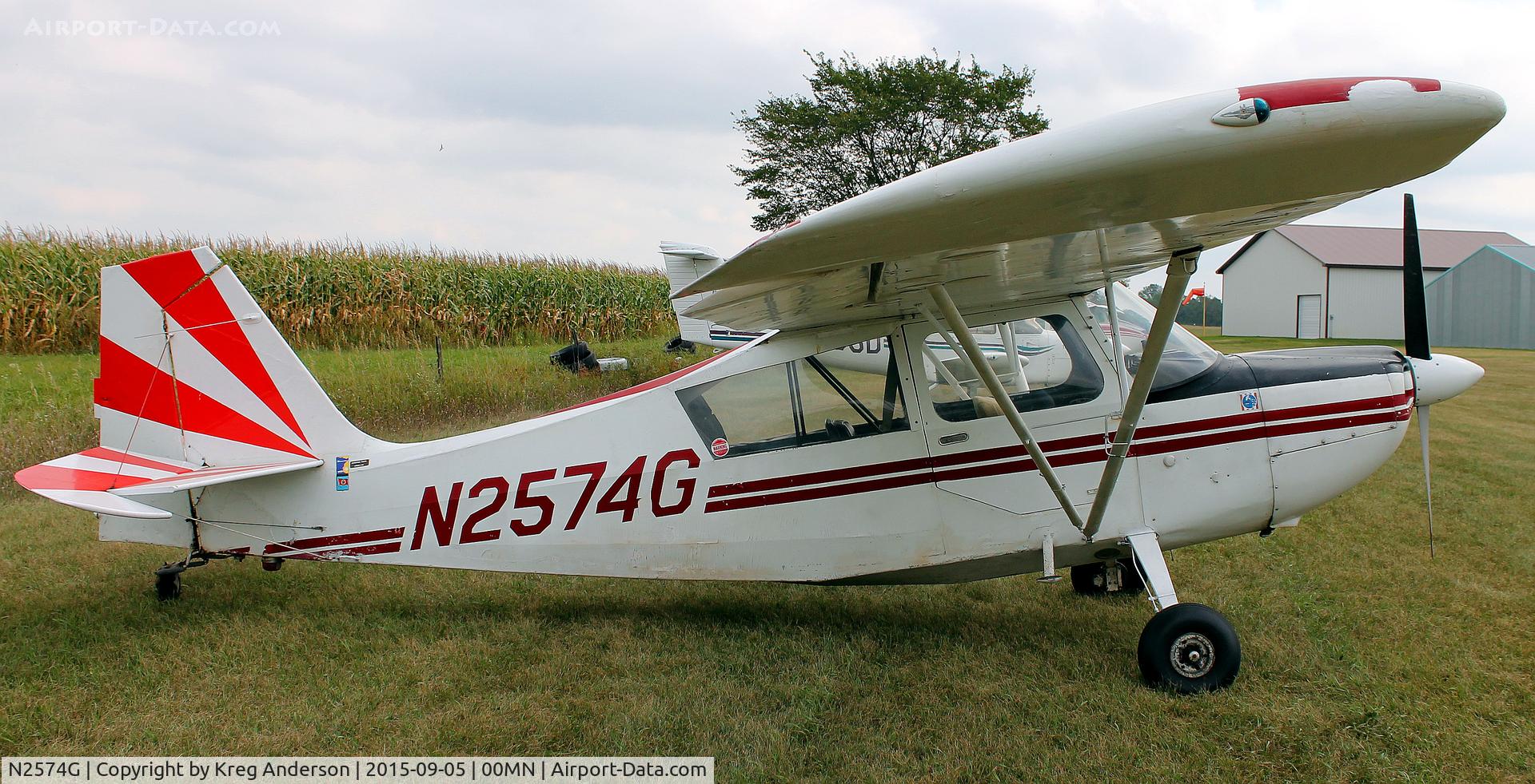 N2574G, 1967 Champion 7KCAB C/N 55, 2015 Gerry Beck Memorial Gathering of Airplanes