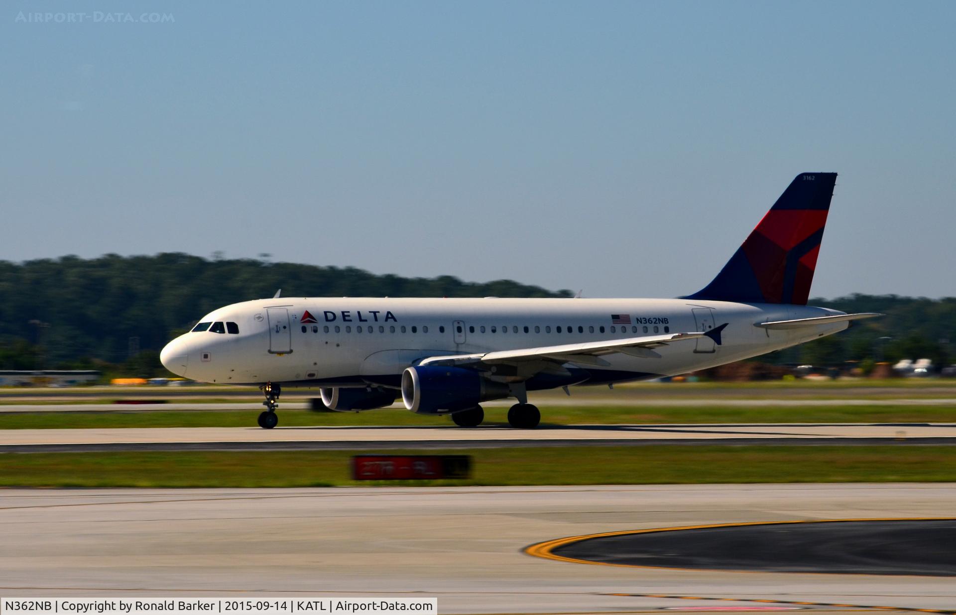 N362NB, 2003 Airbus A319-114 C/N 1982, Takeoff Atlanta