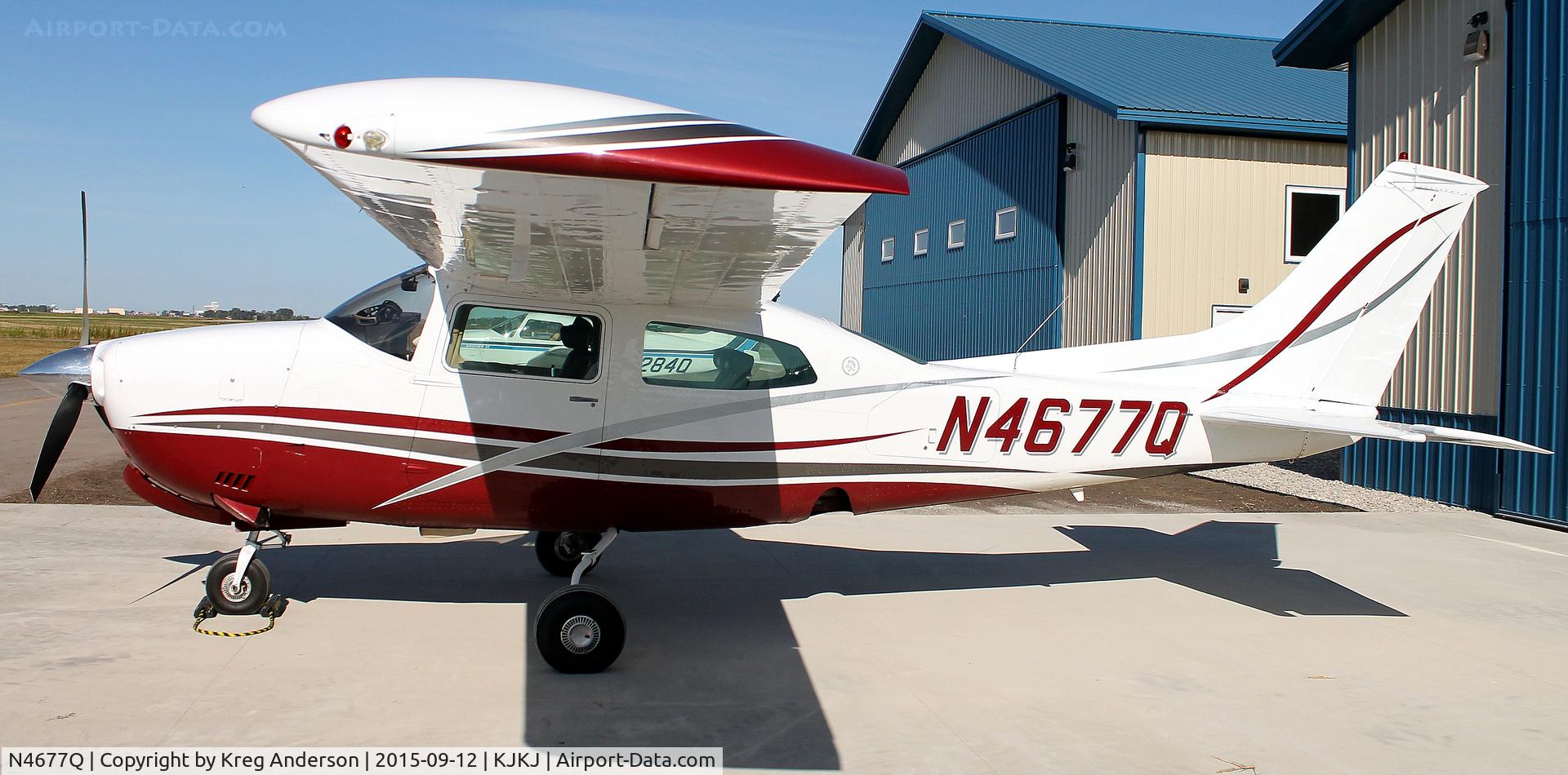 N4677Q, 1972 Cessna 210L Centurion C/N 21059577, 2015 Moorhead Airport Fly-in
