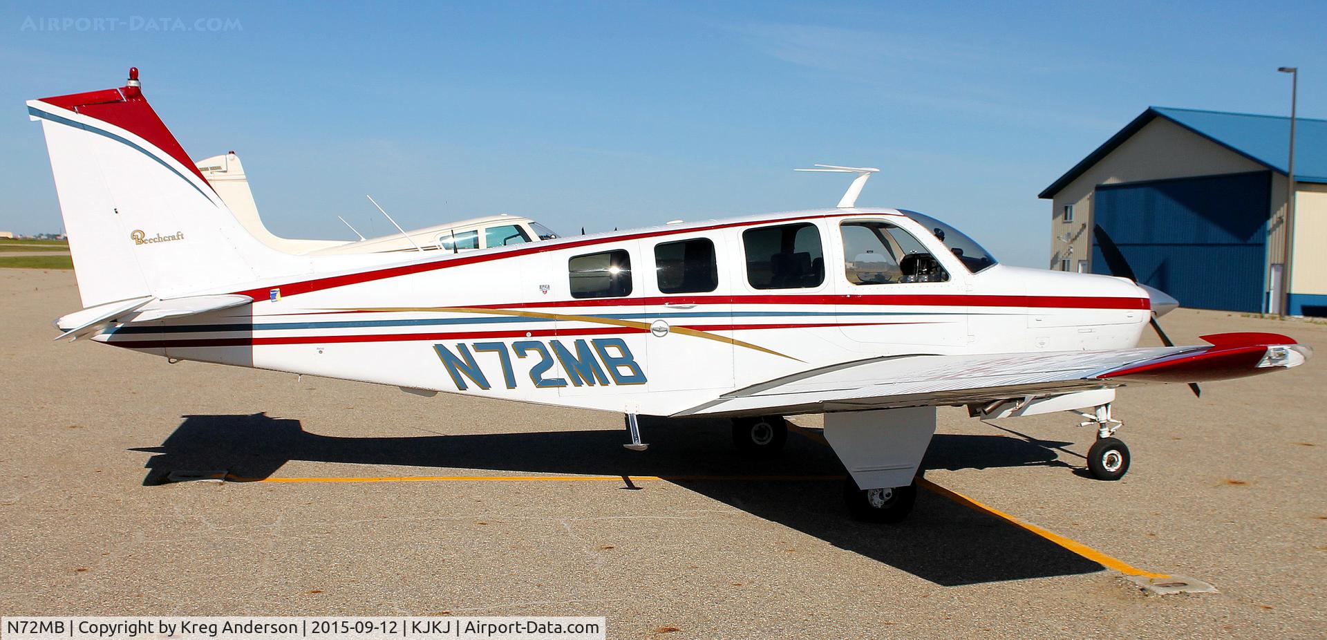 N72MB, 1977 Beech A36 Bonanza 36 C/N E-1010, 2015 Moorhead Airport Fly-in