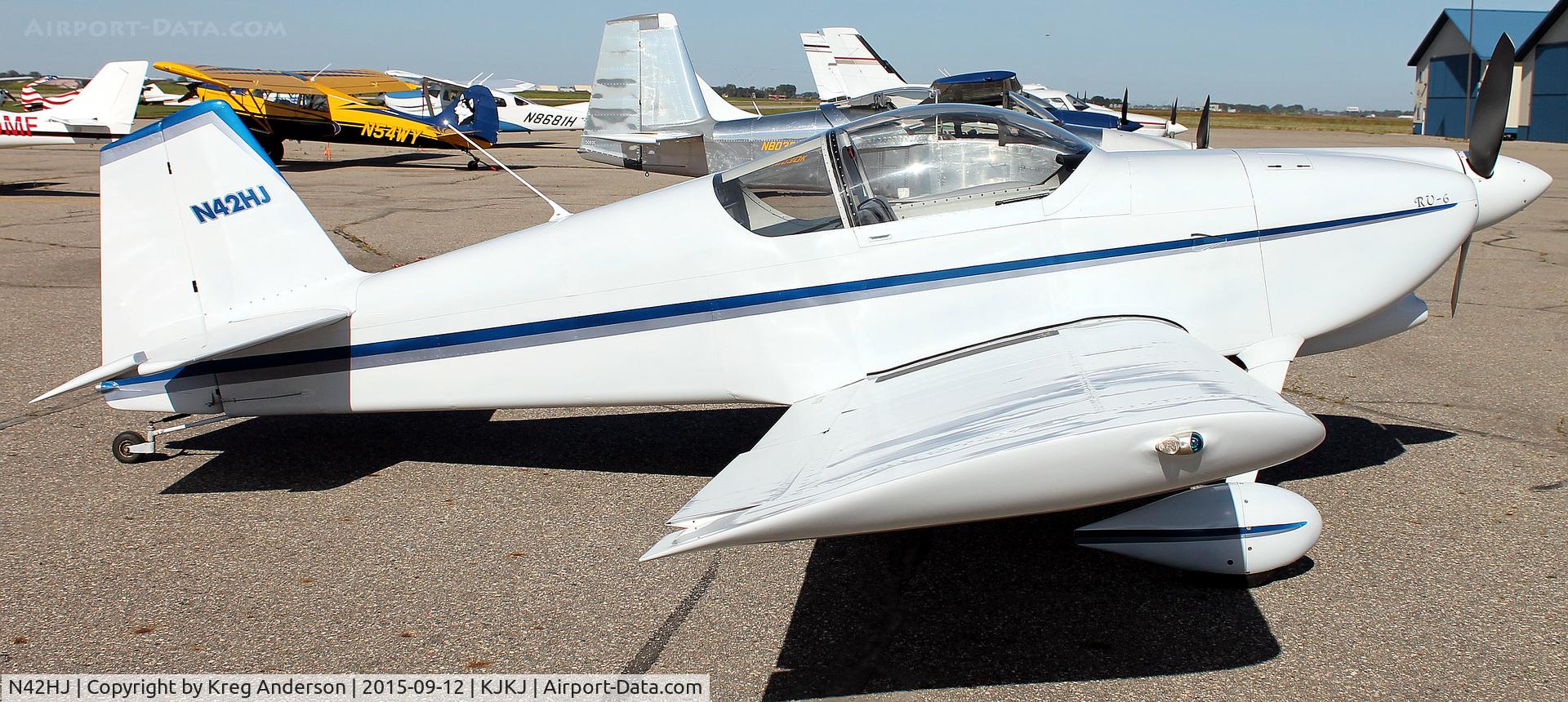 N42HJ, 1998 Vans RV-6 C/N 22556, 2015 Moorhead Airport Fly-in