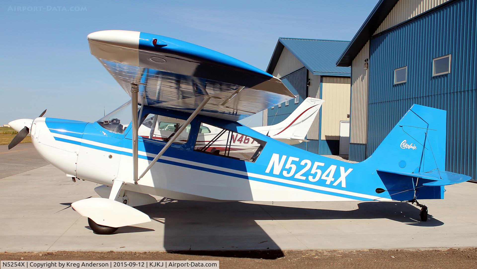 N5254X, 1969 Champion 7ECA Citabria C/N 704, 2015 Moorhead Airport Fly-in