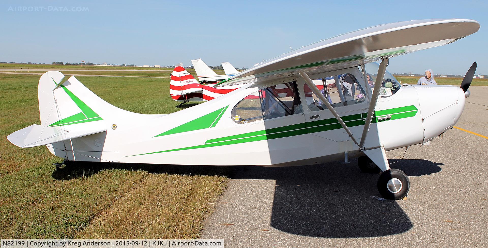 N82199, 1946 Aeronca 7BCM C/N 7AC-827, 2015 Moorhead Airport Fly-in