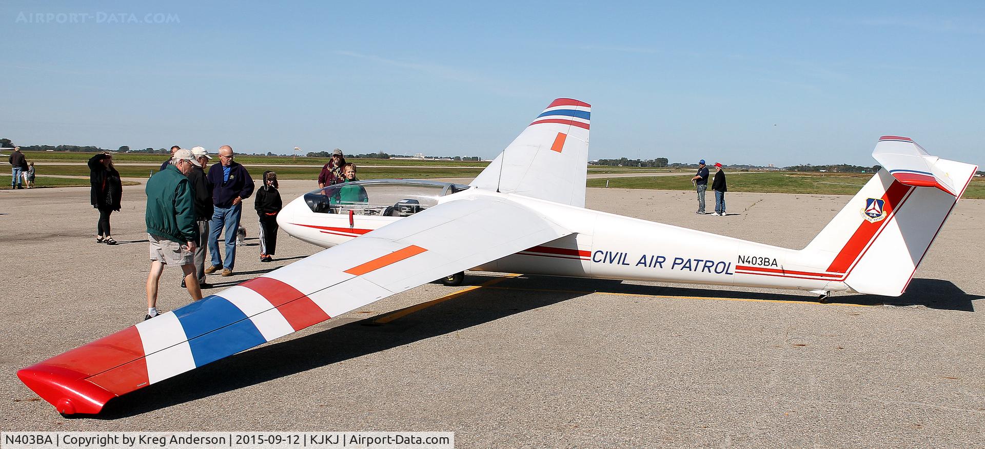 N403BA, 2002 Let L-23 SUPER BLANIK C/N 029017, 2015 Moorhead Airport Fly-in