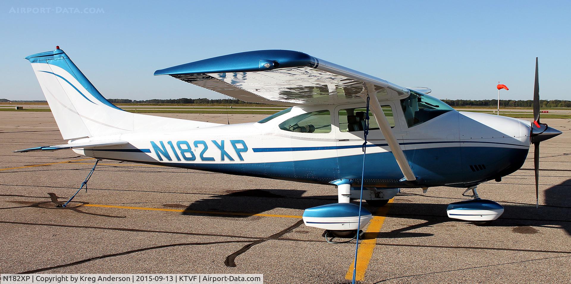 N182XP, 1973 Cessna 182P Skylane C/N 18261793, Cessna 182P Skylane on the ramp in Thief River Falls, MN.