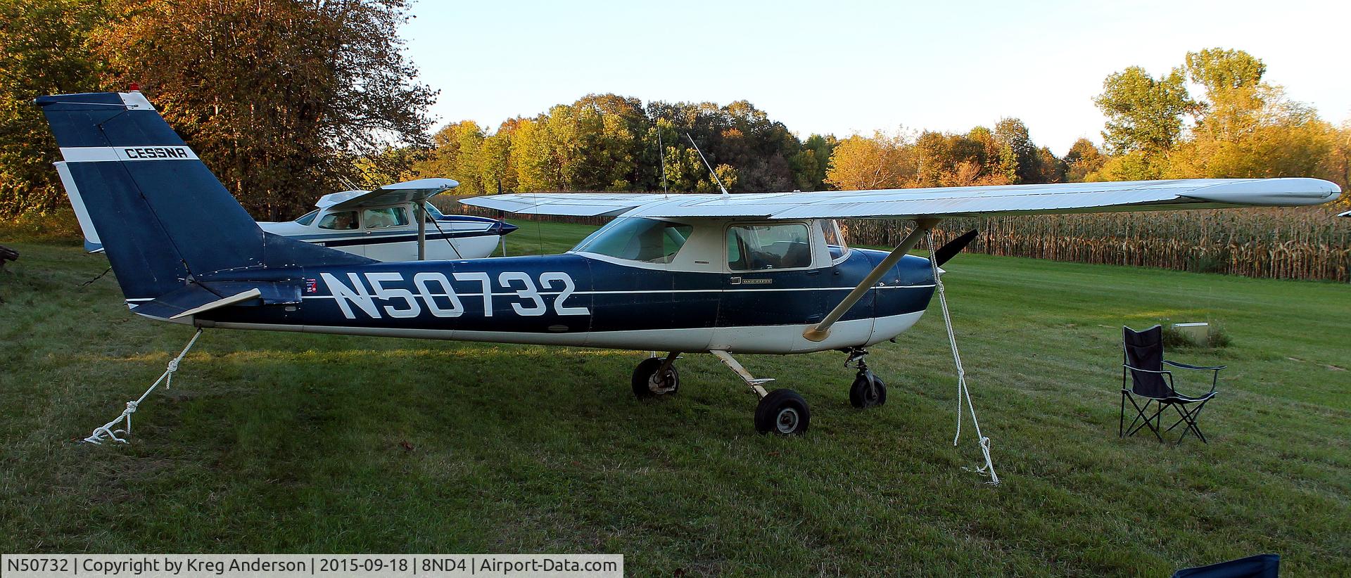 N50732, 1968 Cessna 150J C/N 15069515, 2015 EAA Chapter 1342 Fall Hog Roast and Camp Out