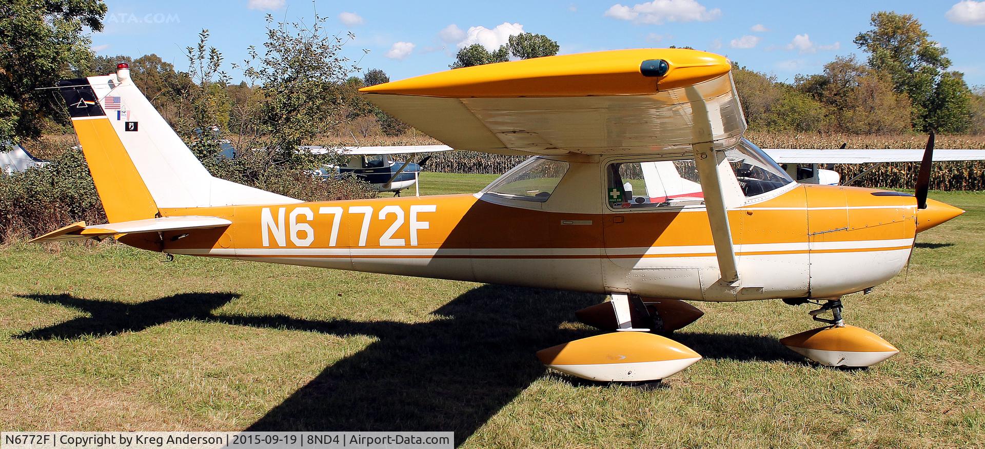N6772F, 1966 Cessna 150F C/N 15063372, 2015 EAA Chapter 1342 Fall Hog Roast and Camp Out