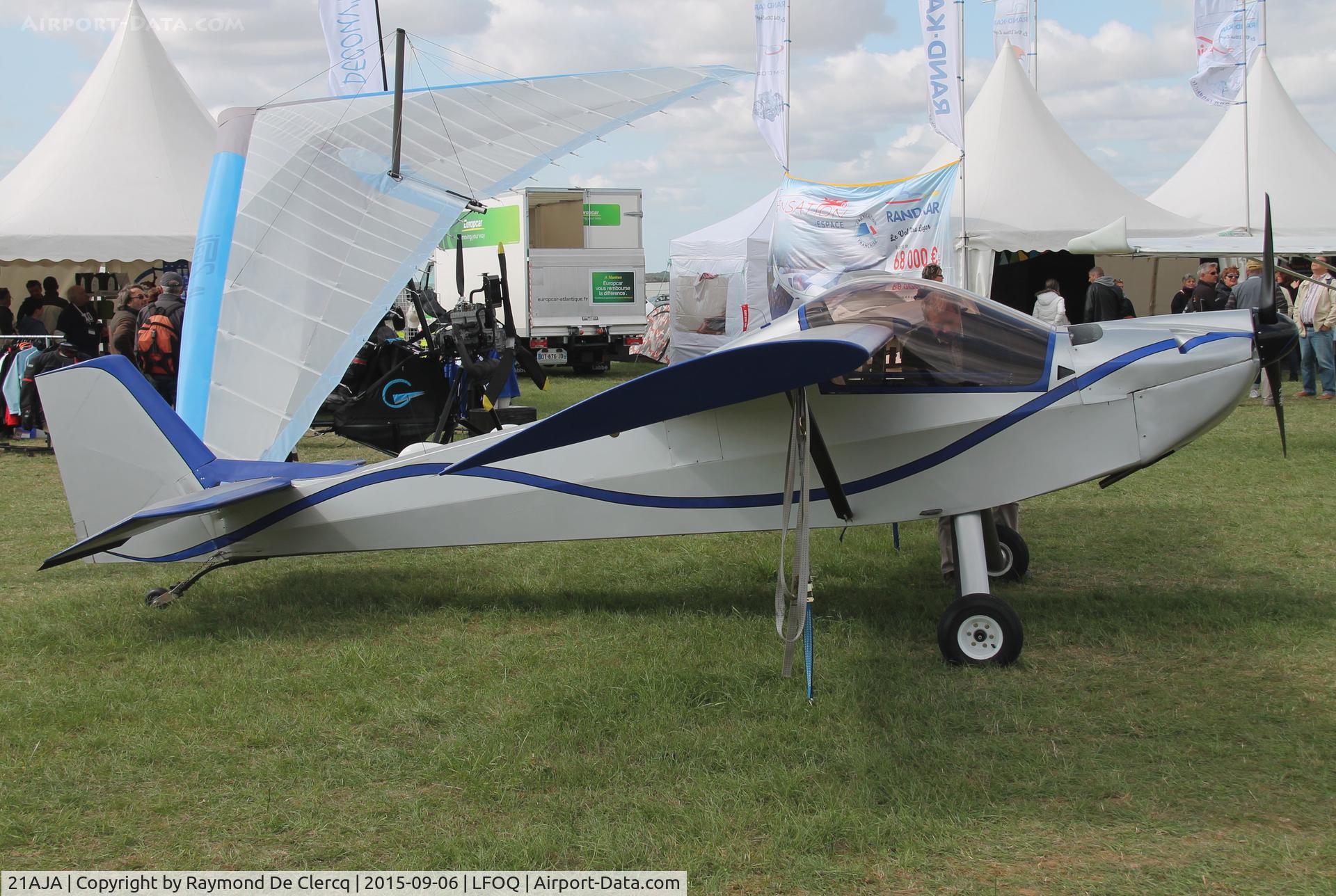 21AJA, Pottier P-130 UL Coccinelle C/N not found 21AJA, ULM salon Blois.