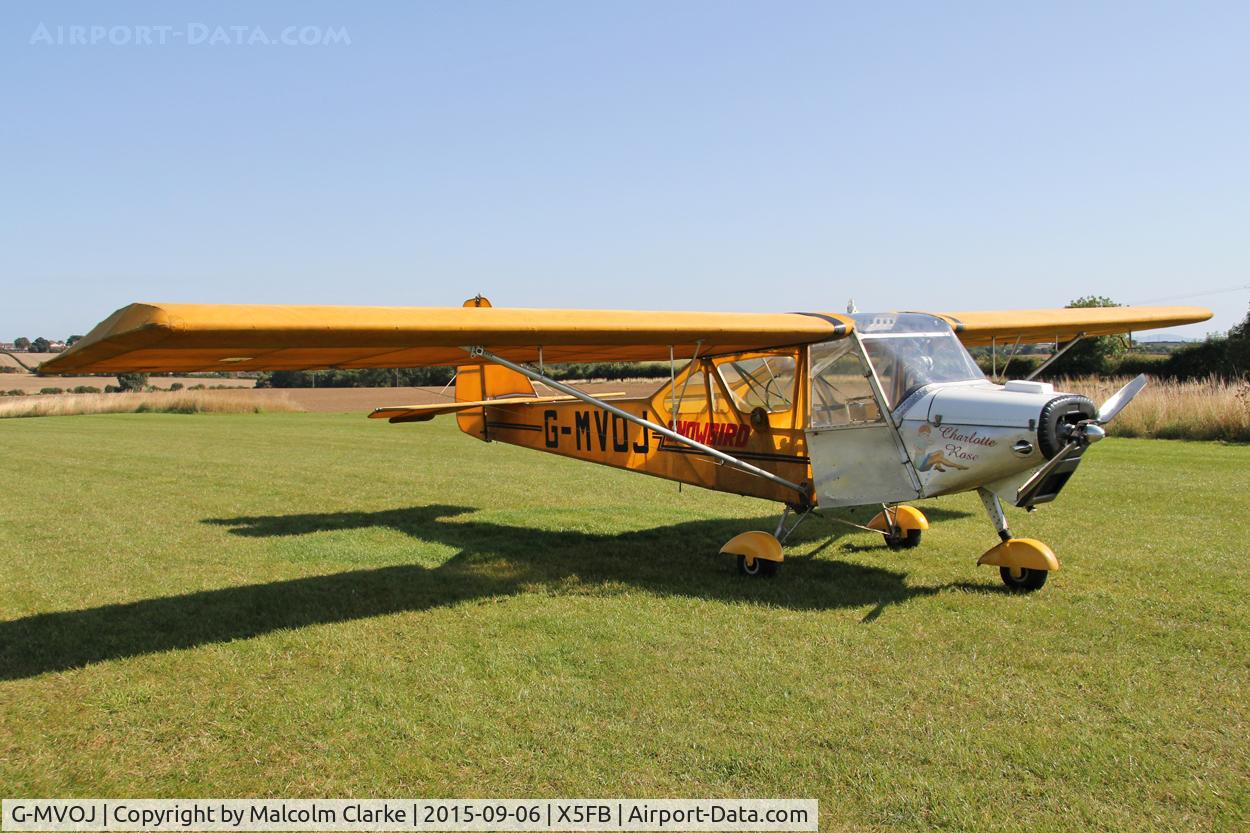 G-MVOJ, 1989 Noble-Hardman Snowbird Mk.IV C/N SB-019, Medway Hybred 44XLR, Fishburn Airfield, September 6th 2015.