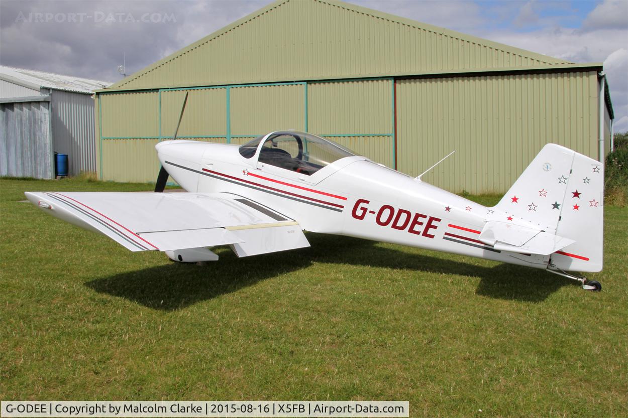 G-ODEE, 2002 Vans RV-6 C/N PFA 181A-13173, Vans RV-6, resident at Fishburn Airfield, August 16th 2015.