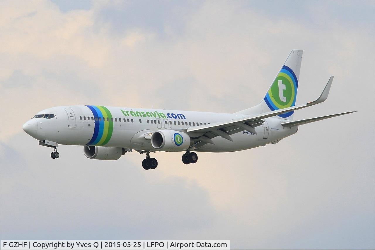 F-GZHF, 2009 Boeing 737-8K2 C/N 29677, Boeing 737-8K2, Short approach rwy 26, Paris-Orly airport (LFPO-ORY)