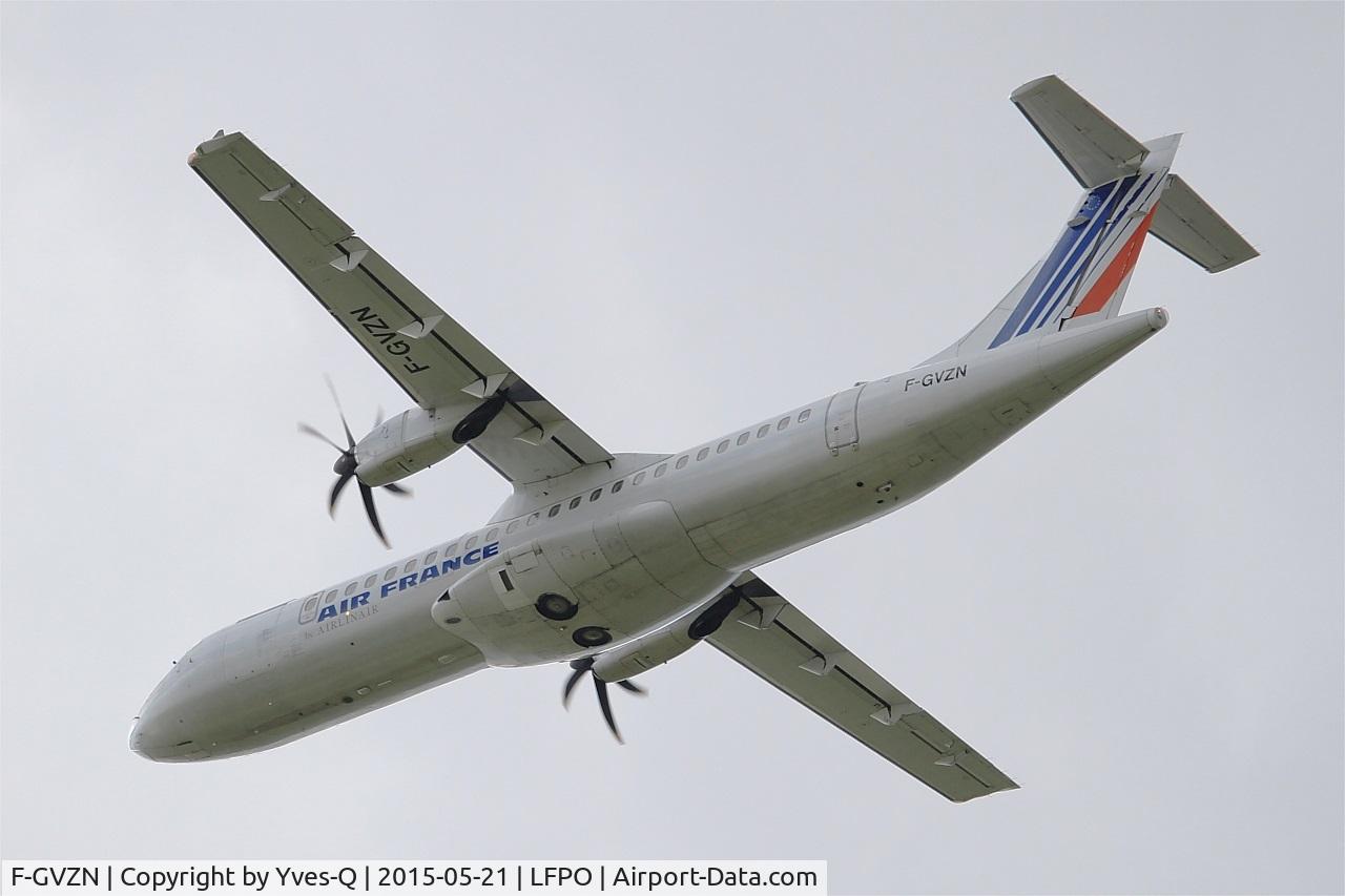 F-GVZN, 1998 ATR 72-212A C/N 563, ATR 72-212A, Take off Rwy 24, Paris-Orly Airport (LFPO-ORY)