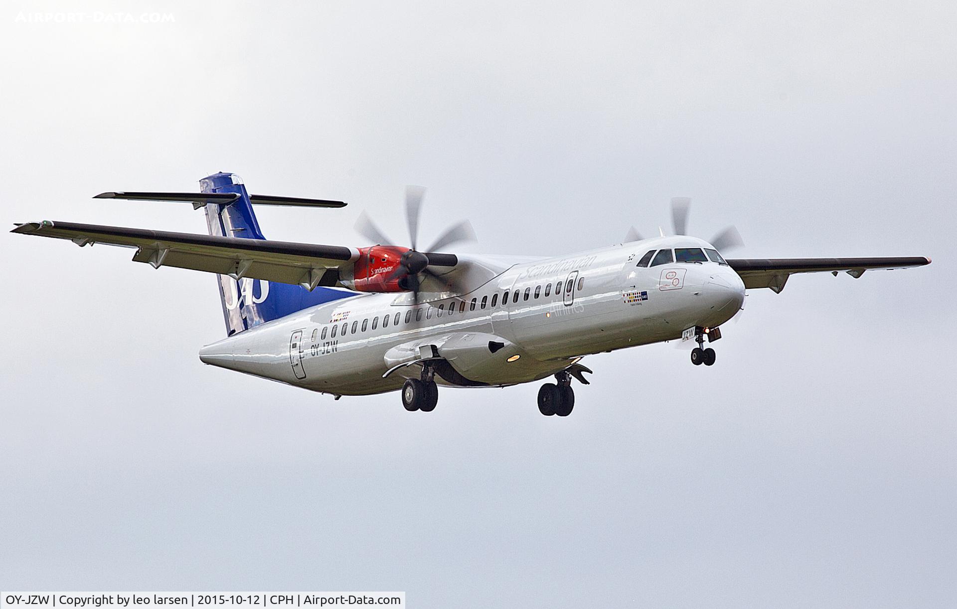 OY-JZW, 2008 ATR 72-212A C/N 773, Copenhagen 12.10.15