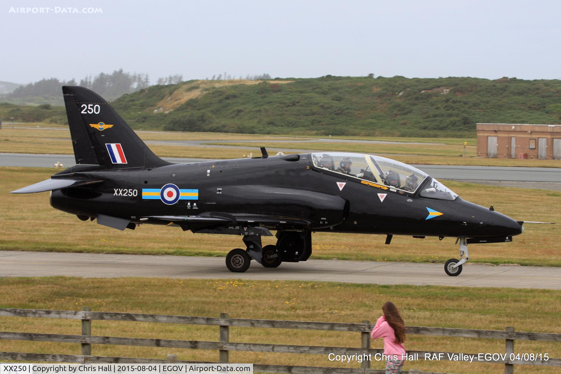 XX250, 1978 Hawker Siddeley Hawk T.1 C/N 086/312086, RAF 208(R) Sqn
