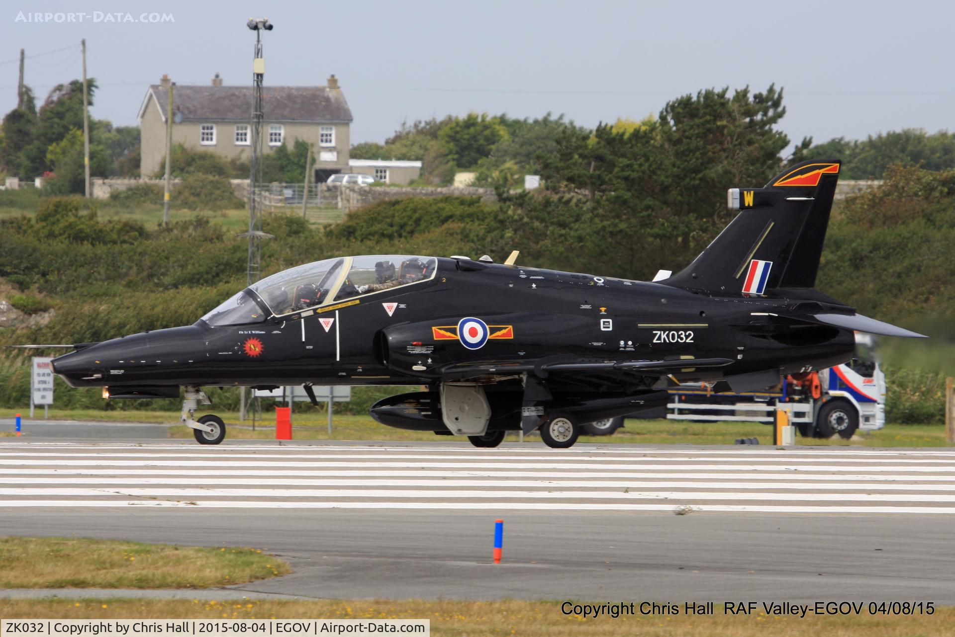 ZK032, 2009 British Aerospace Hawk T2 C/N RT023/1261, RAF IV Sqn
