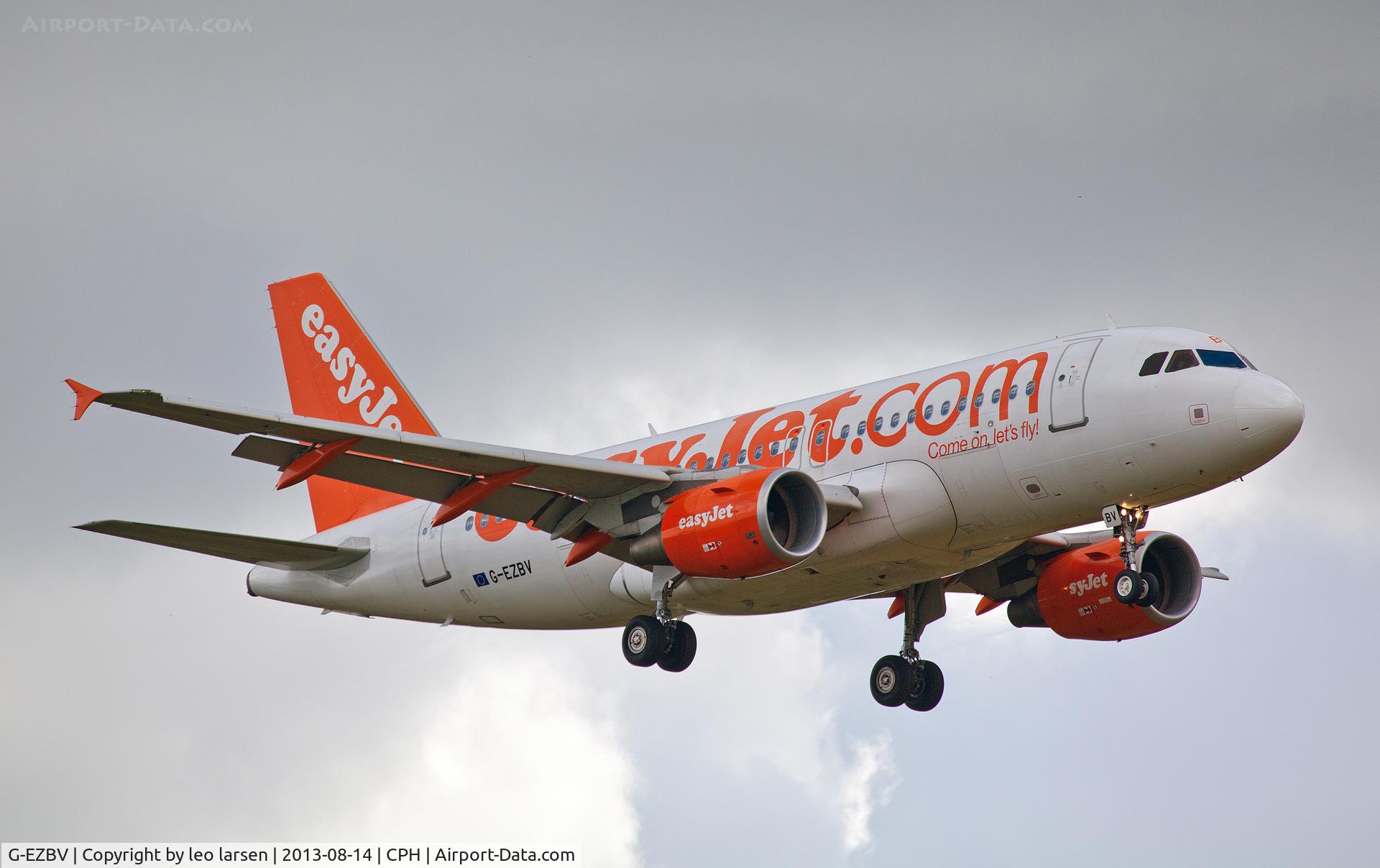 G-EZBV, 2007 Airbus A319-111 C/N 3122, Copenhagen 14.8.13