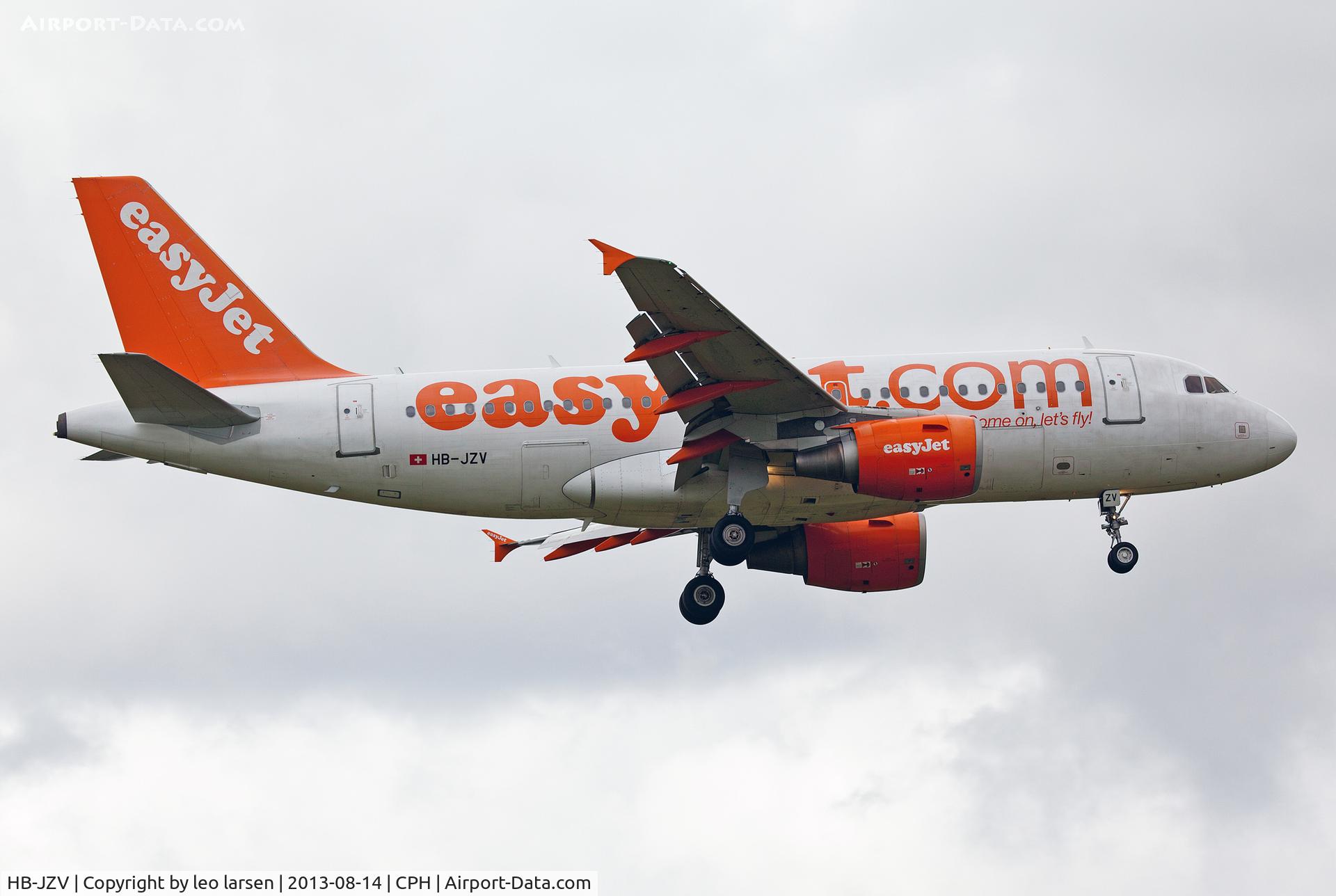 HB-JZV, 2006 Airbus A319-111 C/N 2709, Copenhagen 14.8.13